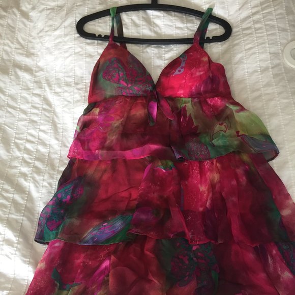 Silk mini-dress - Picture 3 of 8